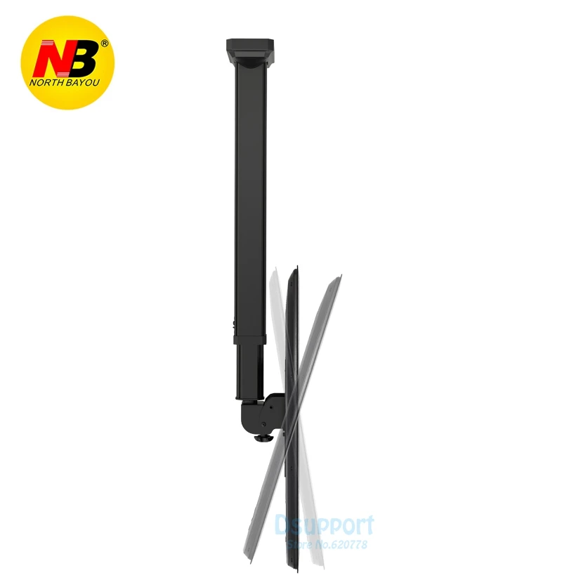 NB t7030 полный вращающийся регулируемая высота 1650 3000 мм для 32 &quot 70&quot потолочный