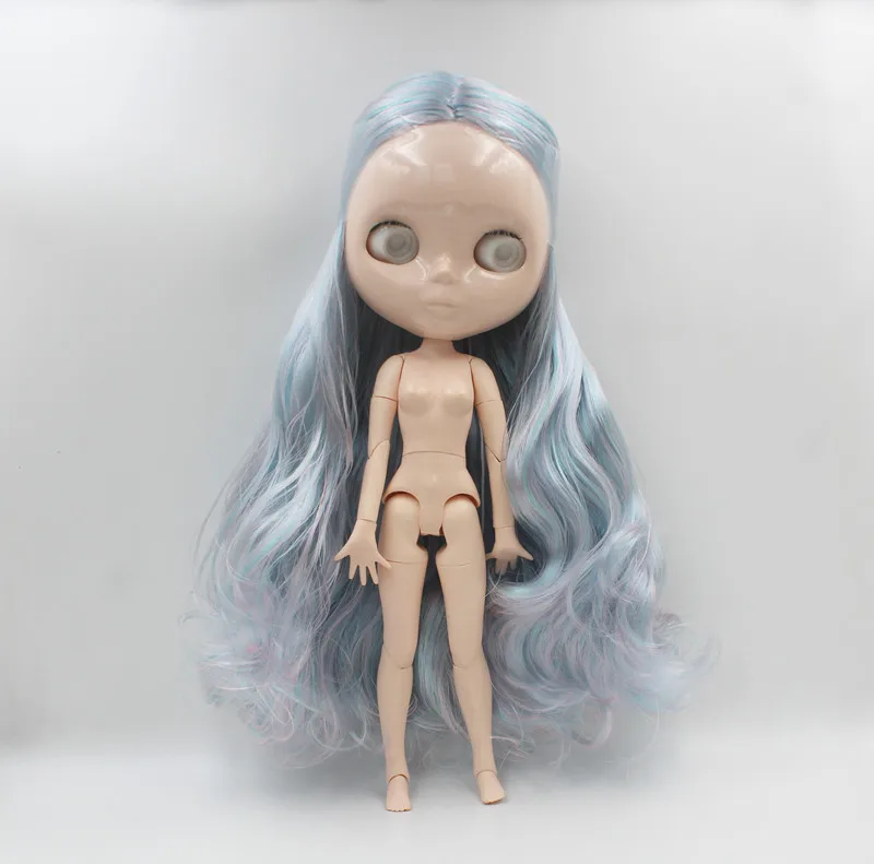 

Free Shipping big discount RBL-703EJ DIY Nude Blyth doll birthday gift for girl 4color big eye doll with beautiful Hair cute toy