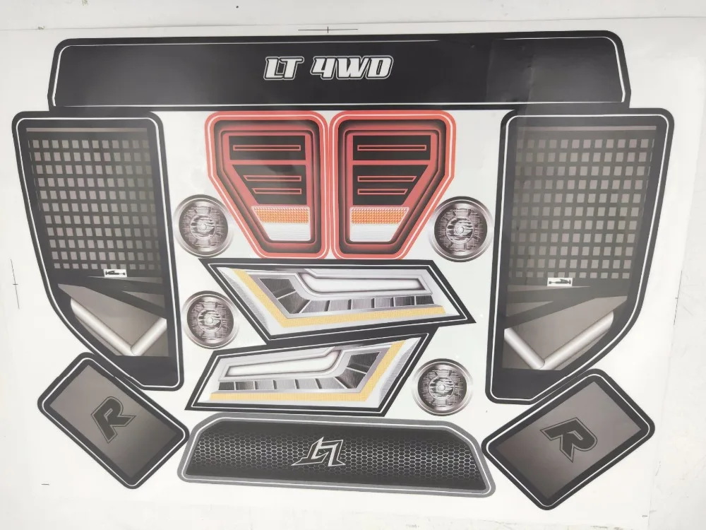 

Decal /stickers FOR 1/5 LOSI 5IVE-T ROVAN LT RC CAR PARTS
