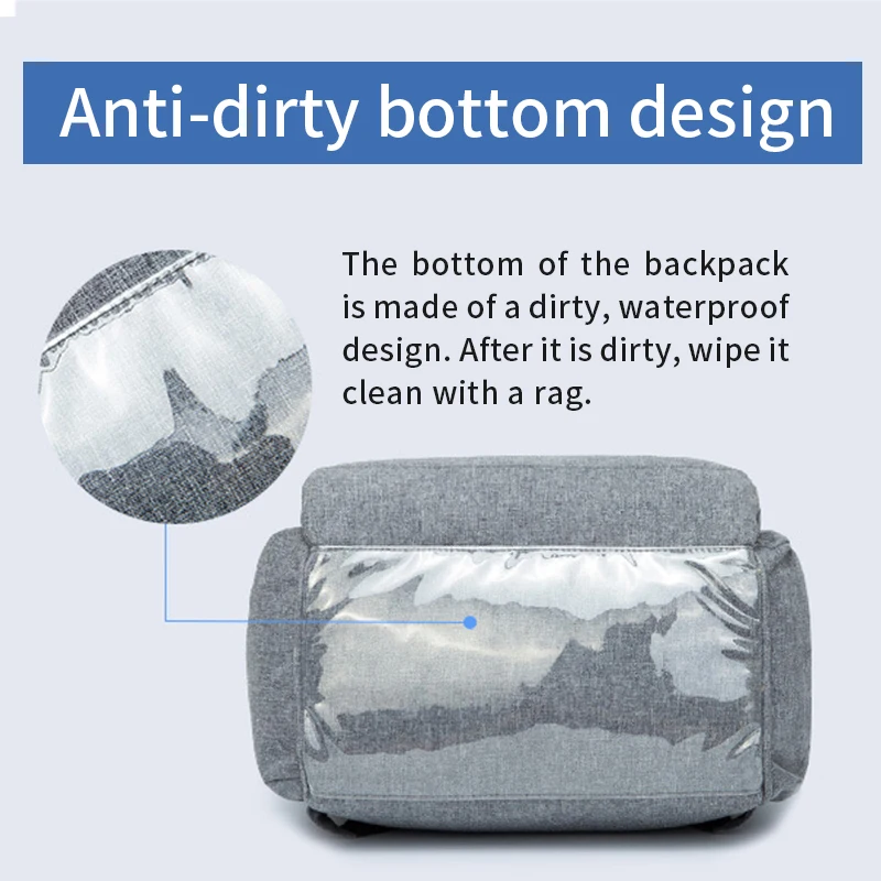 Diaper Bag For Baby Stroller Mummy Maternity Travel Backpack Waterproof Nappy Changing Bag Large Space Organizer Nursing Wet Bag (7)