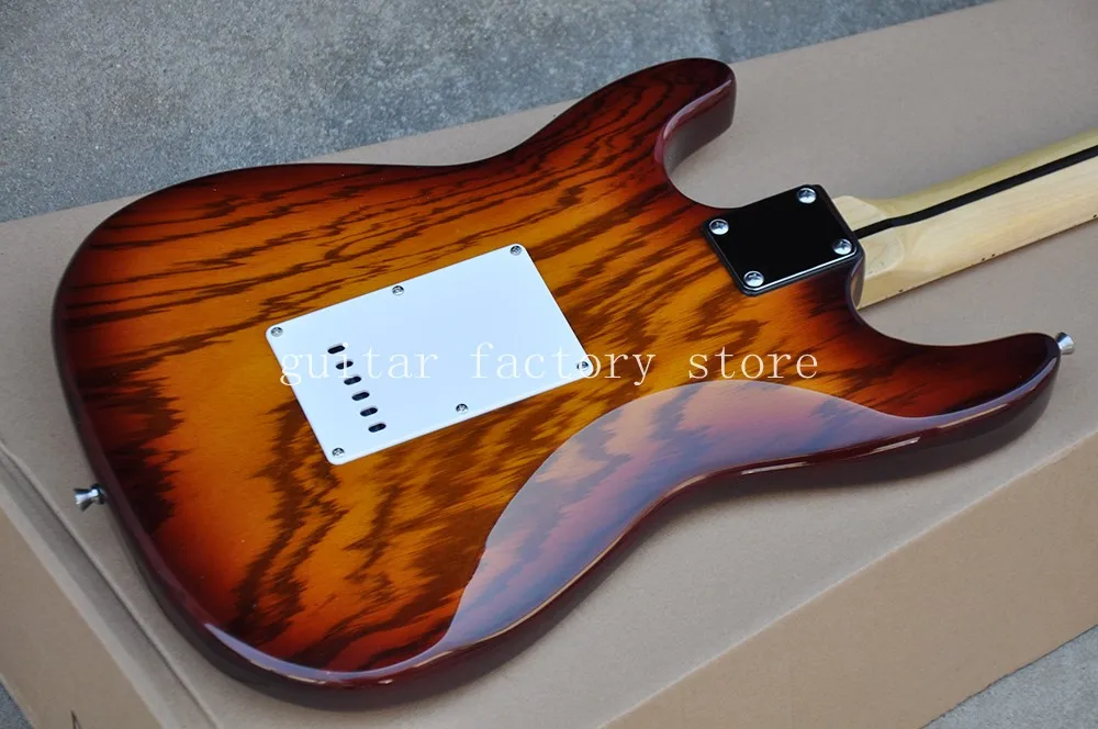 New arrive Str 6 string Stratocaster electric guitar in stock, S-S-S (noise reduction pickups) free shipping