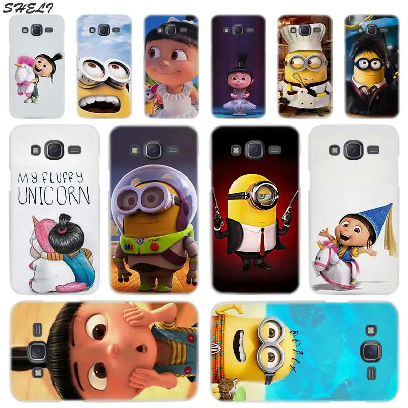 

Sheli My Unicorn Agnes Minions Hard Hard Phone Case for Samsung J1 J2 J3 J4 J5 J6 J7 J8 2015 2016 2017 2018 J7 Prime J2 Plus