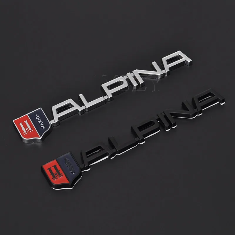 NEW BLACK ALPINA SIDE DOOR DECAL BADGES EMBLEM FOR BMW M3 M5 E36 E39 E46