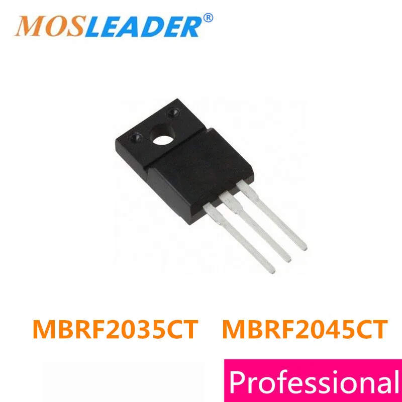 

MOSLEADER 50PCS TO220F MBRF2035CT MBRF2045CT MBRF2035 MBRF2045 2A 35V 2A 45V