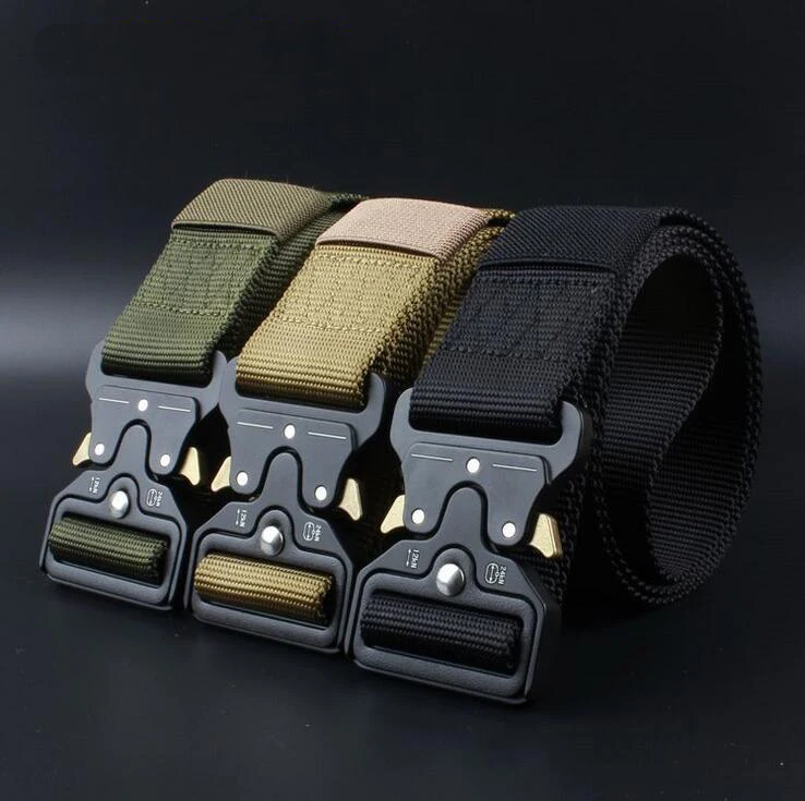 Xiton Tactical Rigger Belt Tailleng/ürtel aus Nylon mit Hochleistungsschnalle f/ür Herren 1 St/ück in Braun