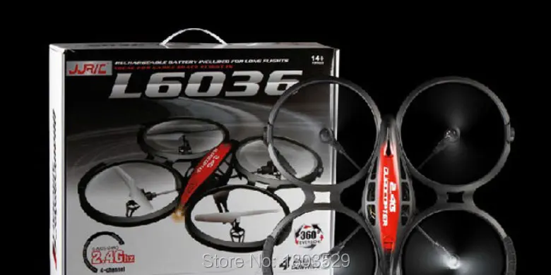 Новые Радиоуправляемый Дрон L6036 Электрический Квадрокоптер с дистанционным управлением 2,4 г 6 оси гироскопа 4CH вертолет с HD камеры игрушки
