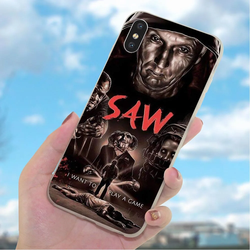Мягкий ТПУ чехол для телефона с 3D пилой iPhone 6 X чехлы 6S Xs Max 8 Plus 7 5S 5 SE XR Silicone 11