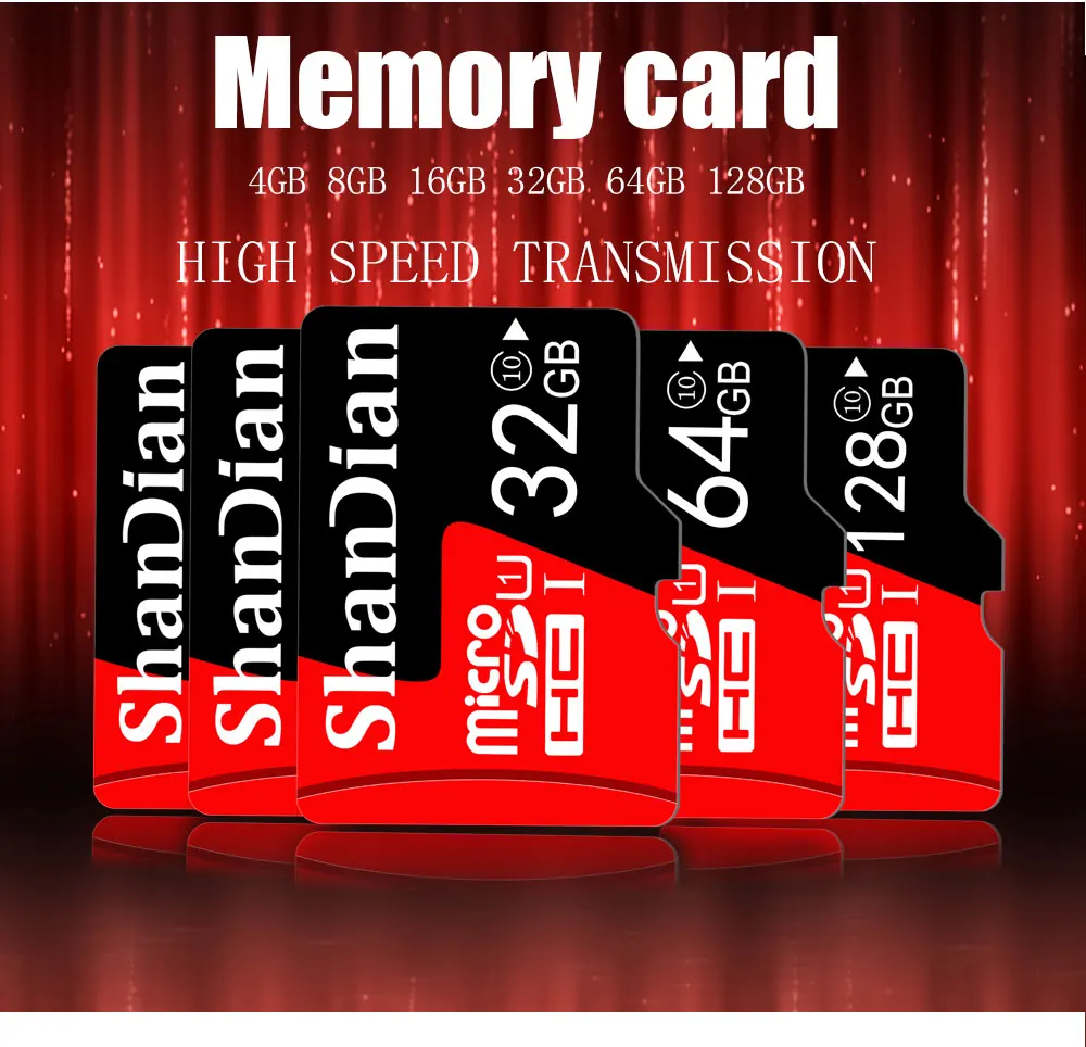 Micro SD Memory реальная емкость карты 4 ГБ 8 ГБ 16 ГБ 32 ГБ желтый Microsd TF флэш-карта памяти Drive Memory Stick Бесплатная доставка