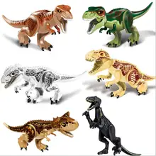 Jurassic World Dinosaur Building Blocks All Figures Bricks Toy Tyrannosaurus Toys for Children Compatible