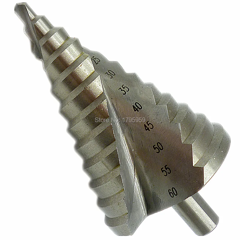Step drill bit 6mm 60mm hss large cone drill bit hole cutter 