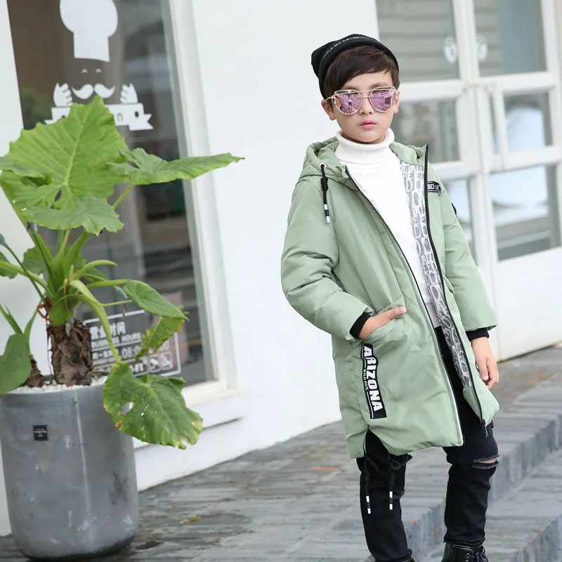 

Children's Clothing Outerwear & Coats long down jacket for girls & boys Down & Parkas sping winter jacket warm kids