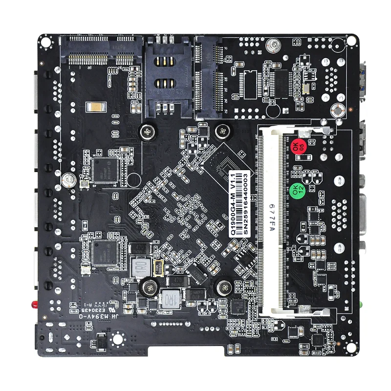 Мини ПК Qotom Barebone Nano Itx J1900 4 intel lan мини компьютер брандмауэр сервер Linux Ubuntu