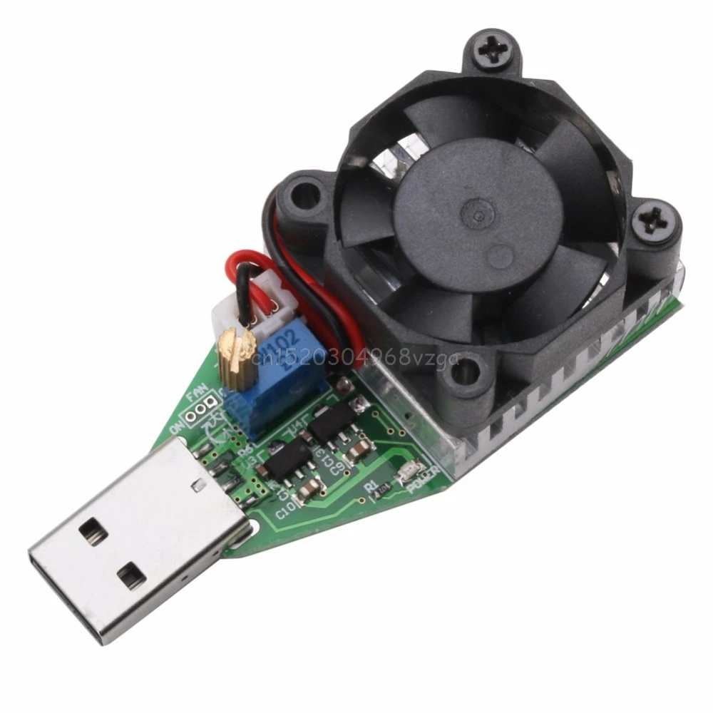 

DC 3.7~13V USB 15W Adjustable Constant Current Electronic Load Discharger #H028#