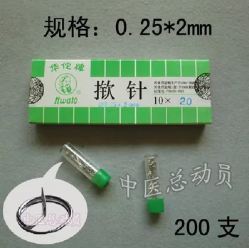 

Free Shipping Huatuo Non-disposable Ear Acupuncture Needle Sterile Acupuncture Needle Ear Massage Size 0.25*2mm