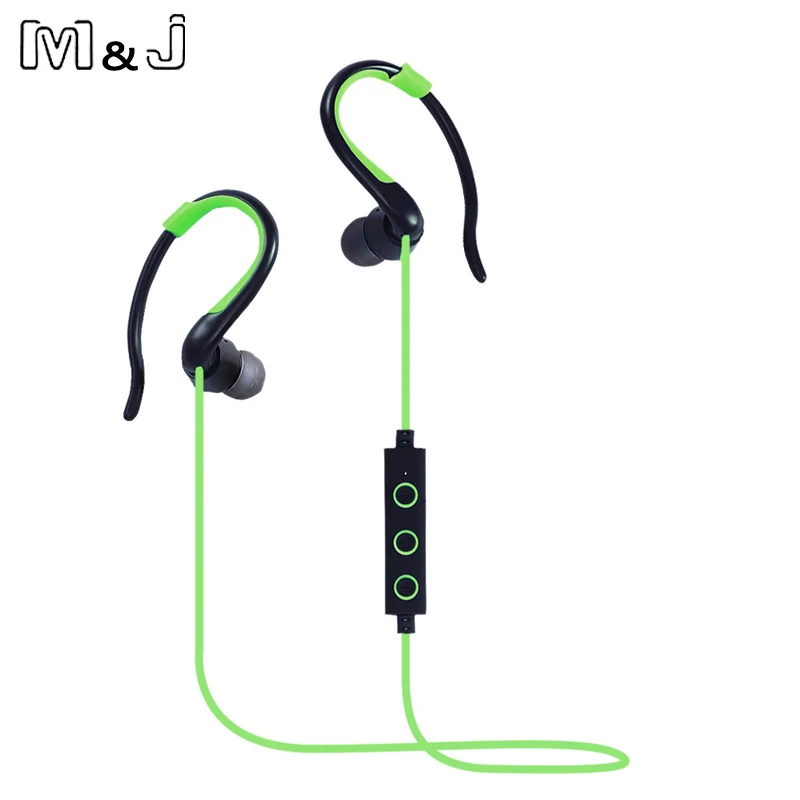 M J Wireless Bluetooth 4 1 Headset Stereo Sport Earphone Studio Music WIth Mic Smart Bass Headphone for iPhone EeubhqJcWn