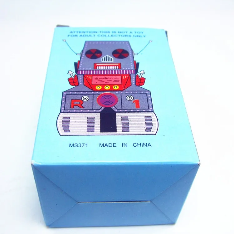 Классическая коллекция Ретро Заводной металлический ходячий оловянный Танк автомобиль зонд Луна робот напоминание механическая игрушка Дети Рождественский подарок