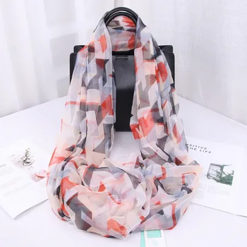 

Spring and Summer Korean Version of Baitao thin women beach towel dual-purpose long scarf scarf women,Lattice New Fashion Scarf