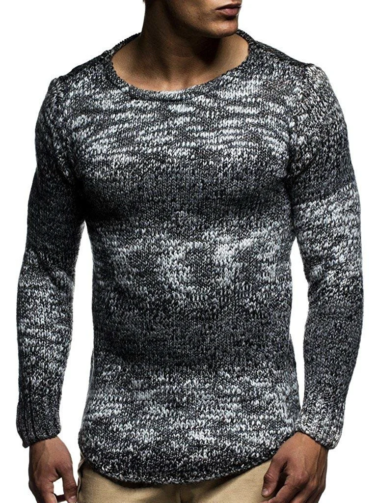 Men's Sweater Knitted Shawl Turtleneck Sweater Pullover Winter Hip Hop Streetwear Casual Long Sleeve High Quality Man's Sweaters