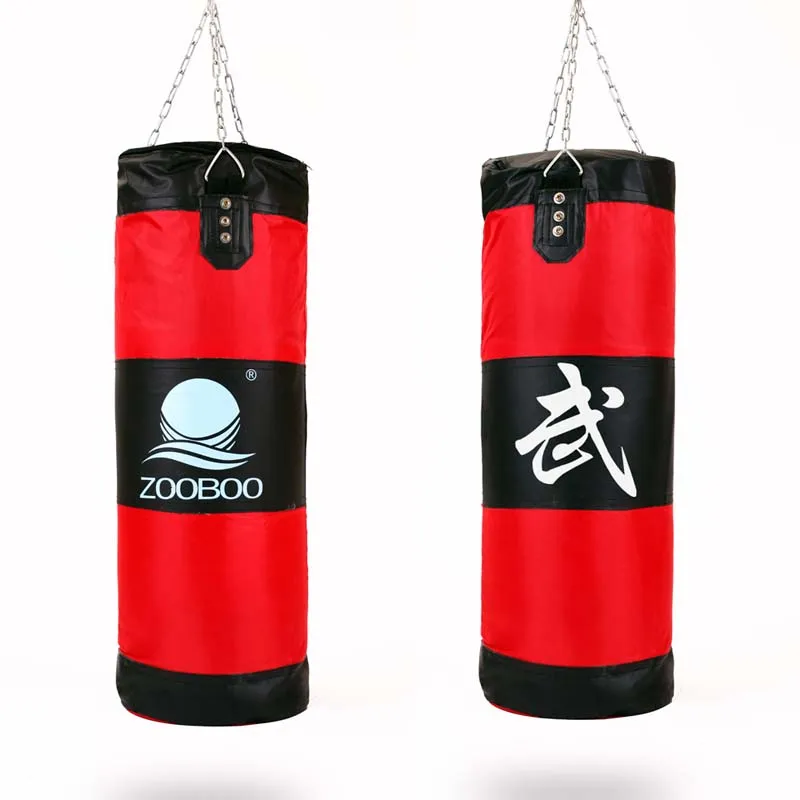 

60/80/100 cm Boxing Bag Red Green Fight Training Sandbag Kids And Adult Karate TKD MMA Martial Arts Sanda Punch Bags saco boxeo