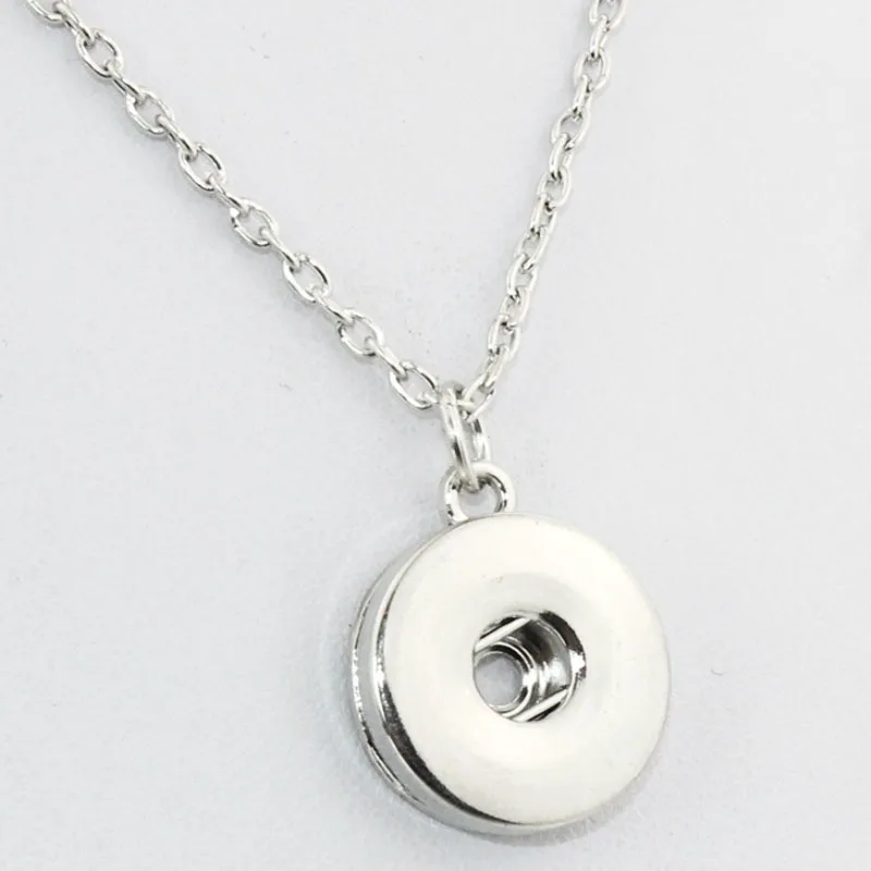 Boom Life Новая мода красота кулон защелки Ожерелье fit DIY Металл 18 мм кнопки ювелирные изделия для женщин