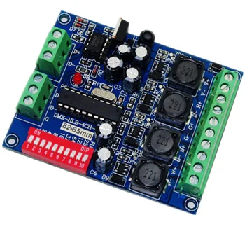 

4 DMX constant current independent decoder multi-channel DMX512 controller Shenzhen RGB controller spot
