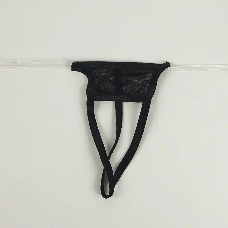 Transparent Exotic Thongs Women Cheeky Open Crotchless Bikini Bottoms