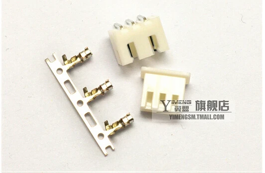 

100Set/Lot XH2.54 2.54mm 3Pin 3P 90degree Curved Male Pin Header + Terminal + Female Housing Connector