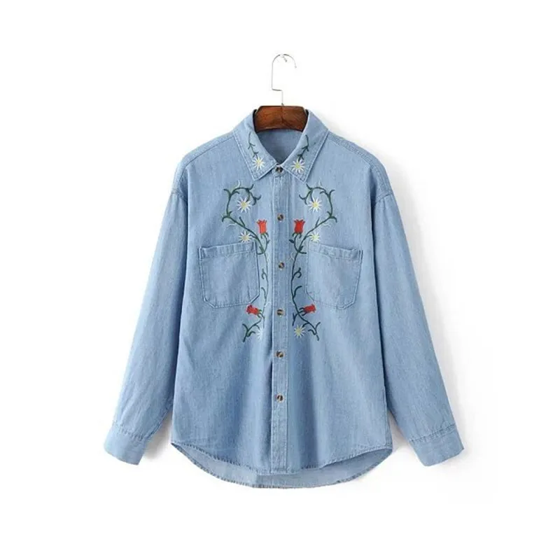 buy wholesale embroidered denim shirt from china buy wholesale embroidered denim shirt from china