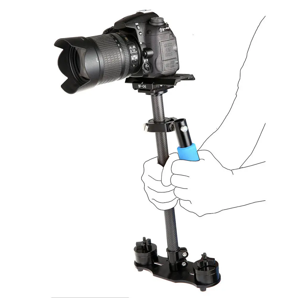 

60cm 3.5kg Carbon Fiber Stabilizer Steadycam for DSLR Video DV Canon Nikon Sony