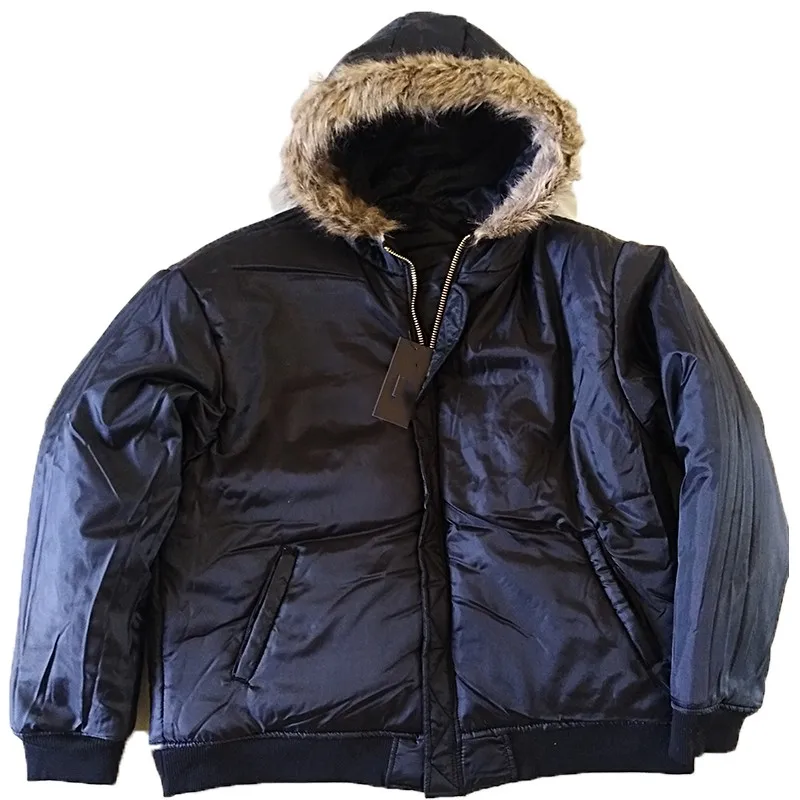 Free shipping plus size big men's wadded jacket extra large thickening