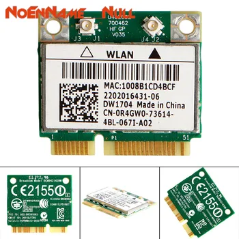 

Network Card wifi adapter 1pc DW1704 R4GW0 BCM943142HM Wireless WiFi 300Mbps Bluetooth 4.0 MiniPCI-E Card dropshipping