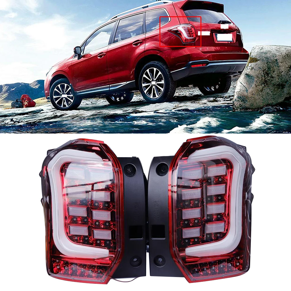 

CAPQX For Subaru Forester 2013-2016Rear Bumper Brake light warning Parking Tail Light Taillight Taillamp stop lamp