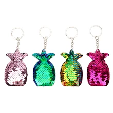 Автомобильный брелок женская подвеска для дамской сумочки Сумка аксессуары автомобильный стиль Модный авто брелок милый фруктовый блестящий брелок для ключей