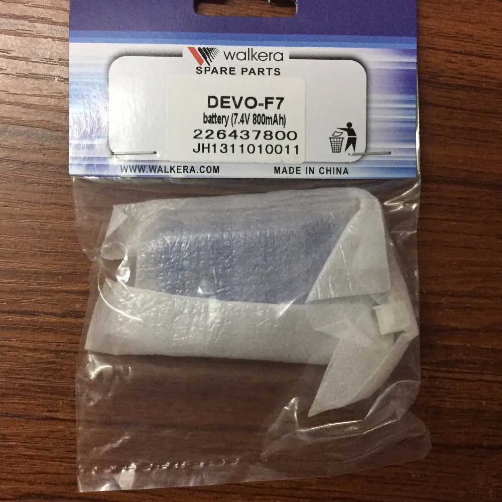 Оригинальный аккумулятор Walkera для DEVO F7 / F4 передатчик 7 4 в 800 мАч 15C Lipo запасные