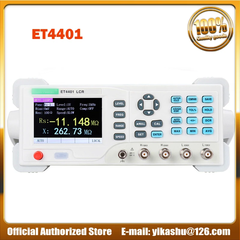 

JINKO ET4401 Desktop Digital Bridge Capacitance Resistance Impedance Inductance Meter Measure L CR Bridge L CR Meter