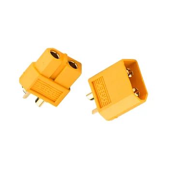 

10PCS/Lot 3.5mm Gold-plated Banana Head 120A Large Current XT60 Connector for RC Drone Battery/ESC Connection Male Female Plugs
