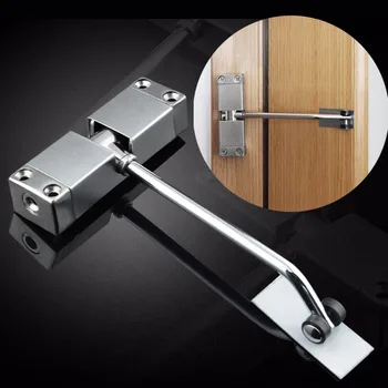 

Auto Mounted Spring Door Closer Stainless Steel Adjust Surface Self Closing Door A04 19 Dropship