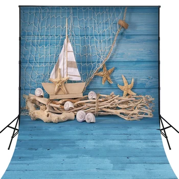 

4X6ft Art Fabric Pirate Ship Photography party backdrop XT3610