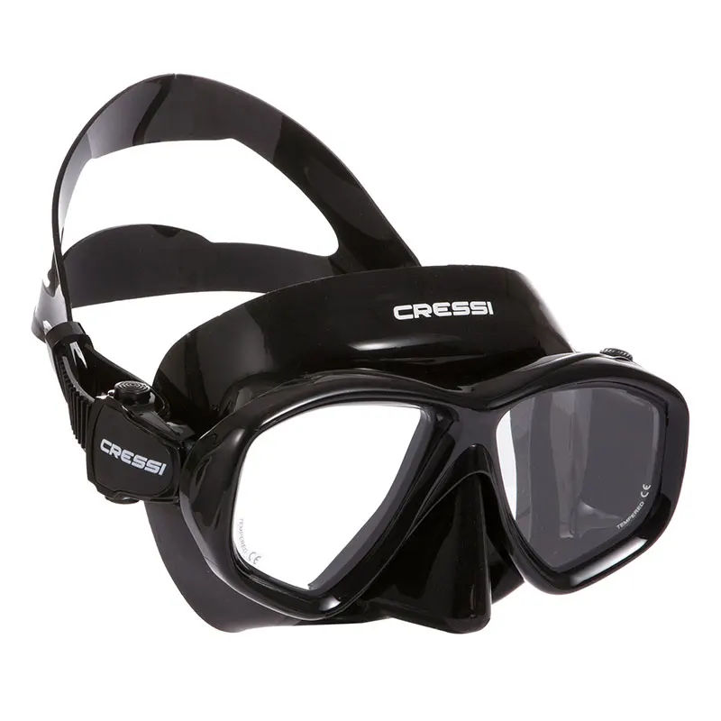 Cressi ICON FreeDiving маска с низким объемом, многофункциональная маска для дайвинга, маска для подводного плавания для взрослых мужчин и женщин, новинка - Цвет: ALL BLACK