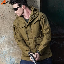 M65 US Army Military Tactical Jacket Outdoor Hiking Windbreaker Men Waterproof Flight Pilot Coat Hoodie Military Field Jacket autumn m65 jungle hooded jacket outdoor hiking hunting detachable liner windbreaker army tactical windproof waterproof coat