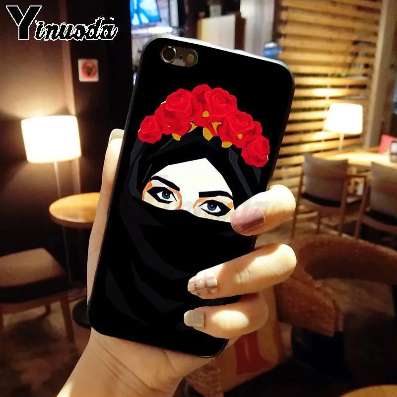 Muslim islamic gril eyes