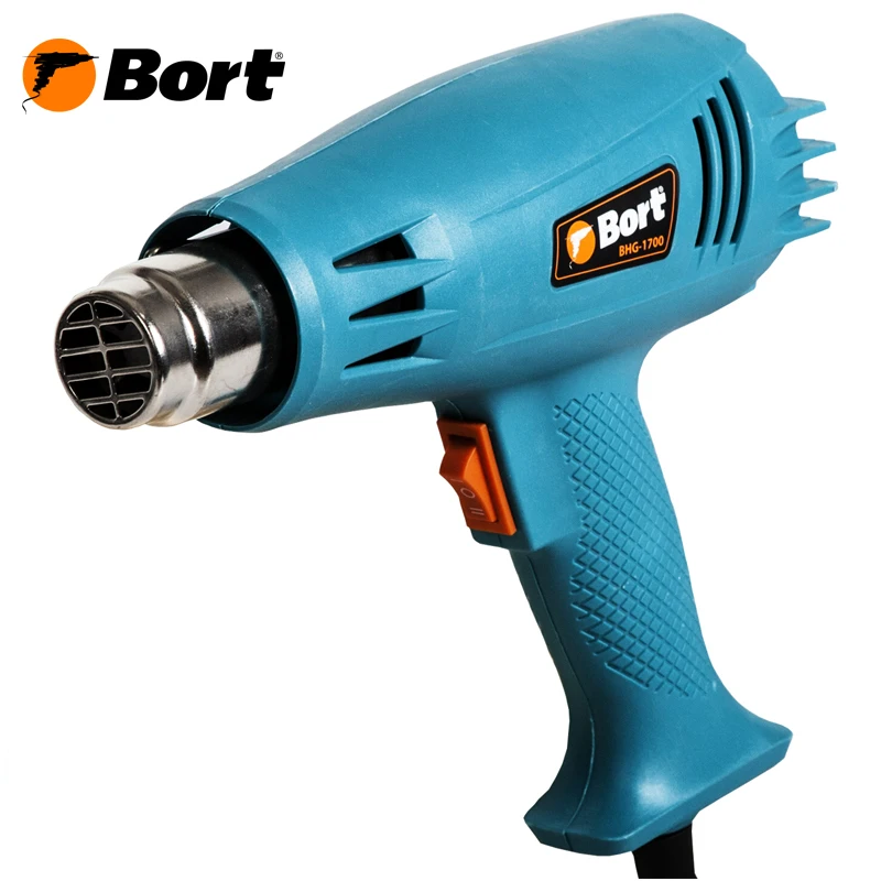 Фен технический Bort BHG 1700 (Мощность 1600 Вт 2 режима температура 300°С/500°С воздушный