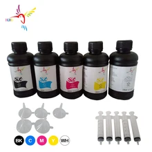 Высококачественный светодиодный УФ-чернила 500 мл/бутылка для Epson DX4 DX5 DX6 DX7 печатающая головка для 4800 4880 7880 R1800 R1900 Светодиодный УФ-планшетный чернила