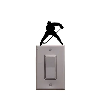 

Ice Hockey Fashion Sport Vinyl Wall Decal Light Switch Sticker 5WS0455