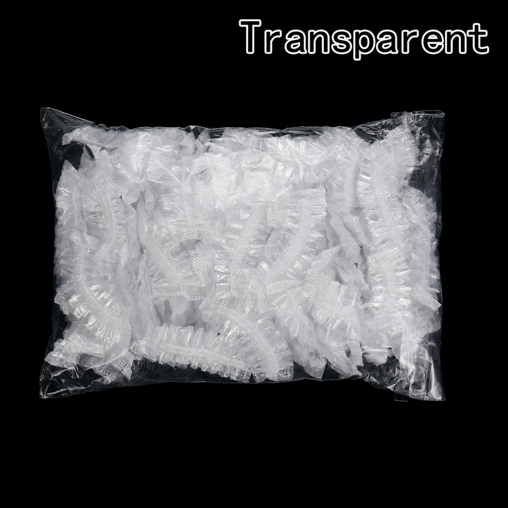 50/100PCS Disposable One-off Earmuffs Plastic Waterproof Ear Cover Bath Shower Salon Hair Dyeing Ear Protector Caps Tools
