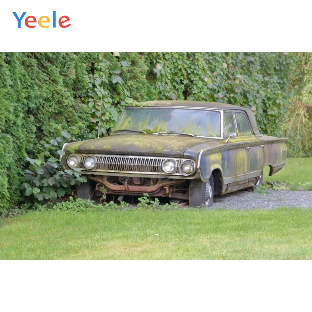 

Yeele Tattered Car Vine Wall Backdrop Nature Portrait Photography Background Customized Photographic Backdrops For Photo Studio