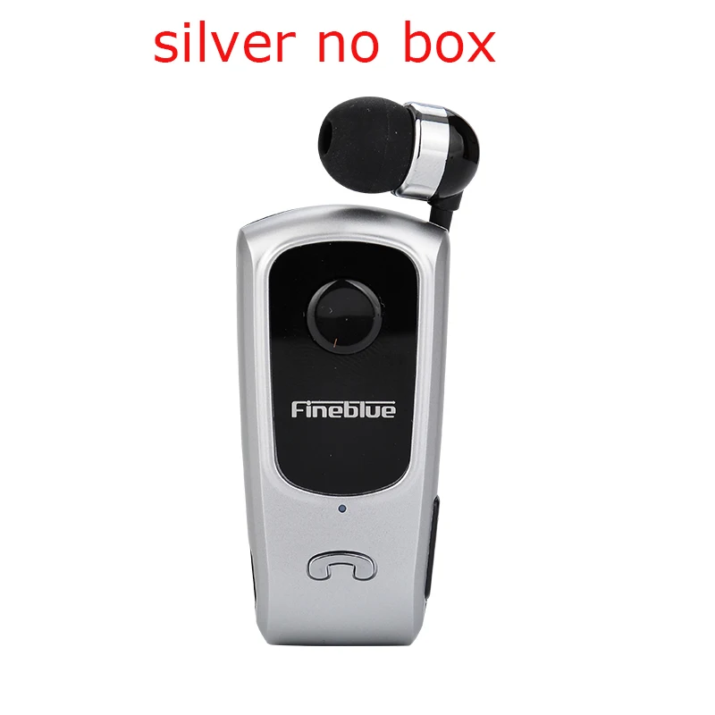 Fineblue F920 беспроводные Bluetooth наушники Auriculares водительские звонки напоминают о спортивной ходовой одежде гарнитура с зажимом для телефона бесплатный Чехол - Цвет: Silver no box