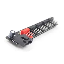 Molex 4pin PWM PC Fan Hub Power Supply Splitter Extension Cable,5 port 10 Channel 4 pin power Splitter,backword 3 pin connector