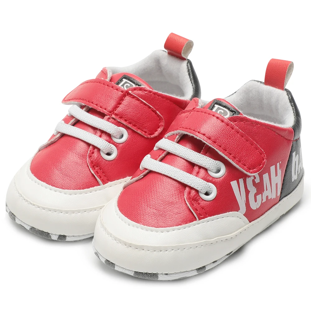 Для маленьких мальчиков обувь для новорожденных малышей мягкая подошва на застежке-липучке с пуховной внутренной частью, спортивная обувь для девочек, детская обувь, Новорожденные до 18 месяцев на открытом воздухе спортивная обувь