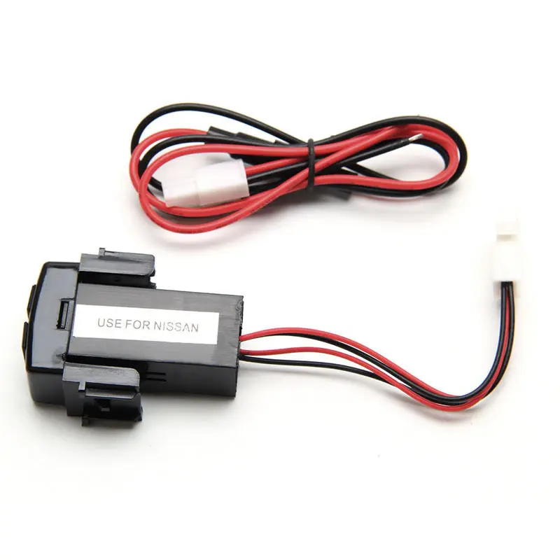 Двойной USB 2 порта приборной панели быстрое зарядное устройство 2.1A DC 5V для NISSAN Teana Sylphy новое поступление